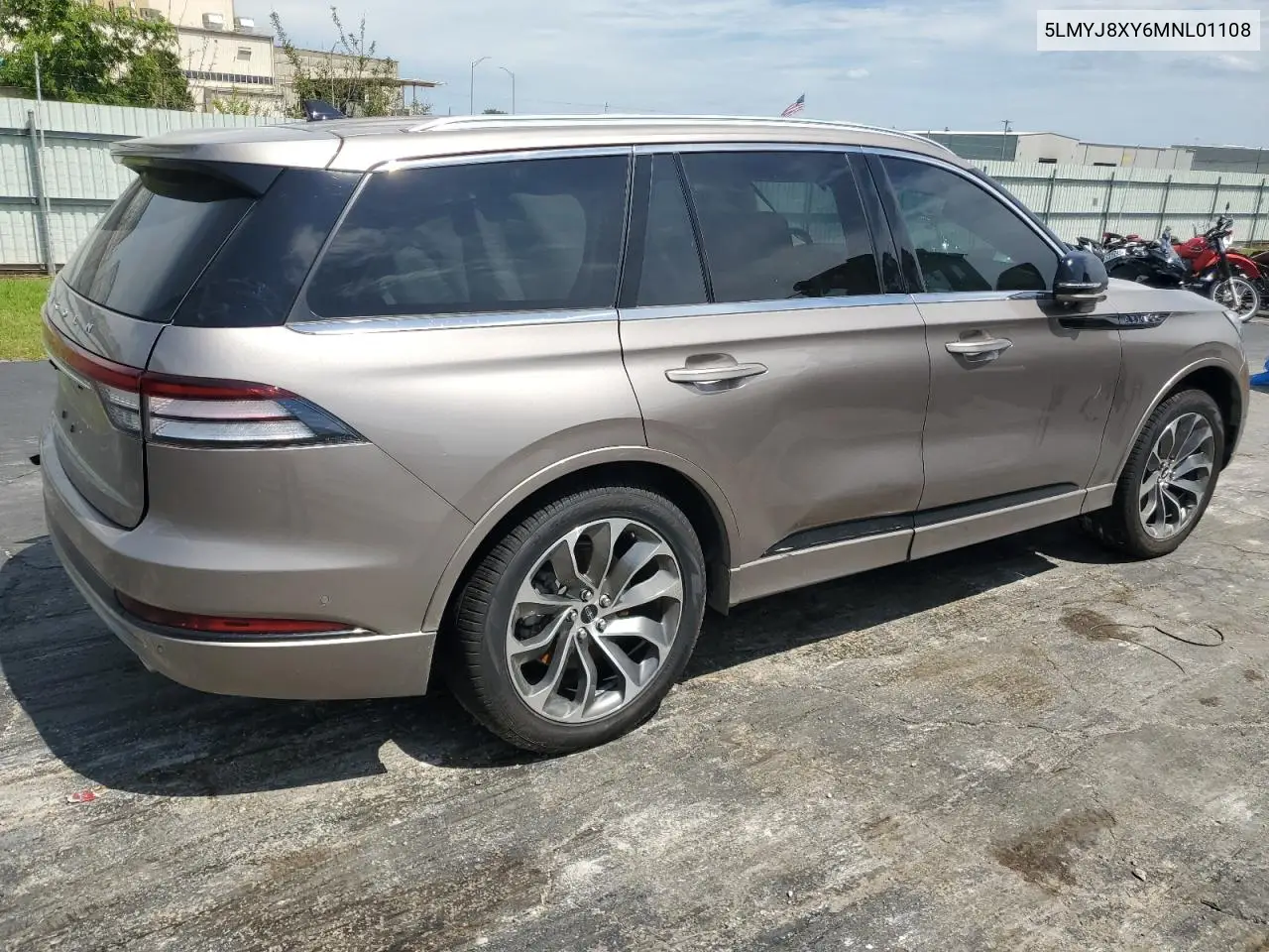 2021 Lincoln Aviator Grand Touring VIN: 5LMYJ8XY6MNL01108 Lot: 63225555
