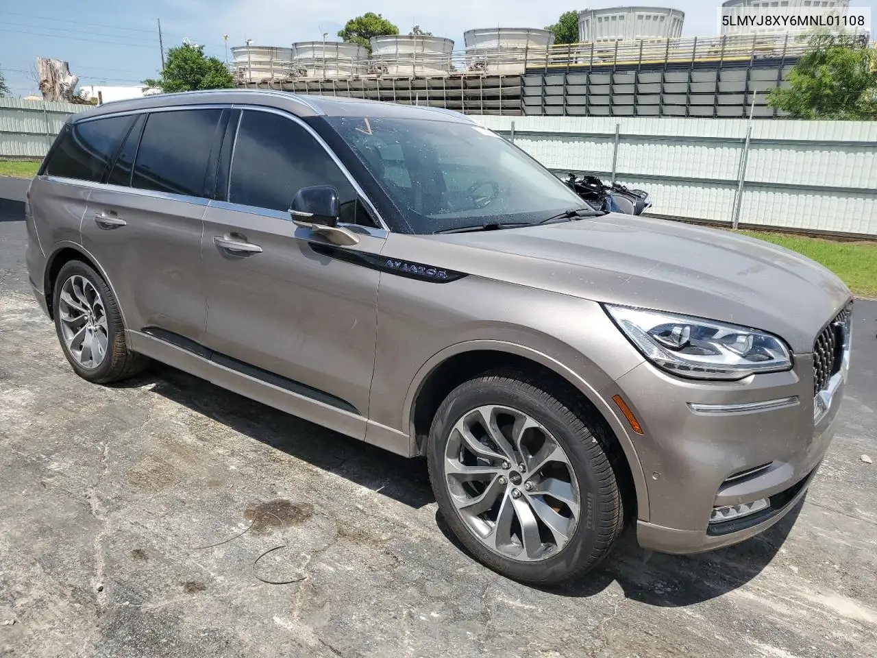 2021 Lincoln Aviator Grand Touring VIN: 5LMYJ8XY6MNL01108 Lot: 63225555