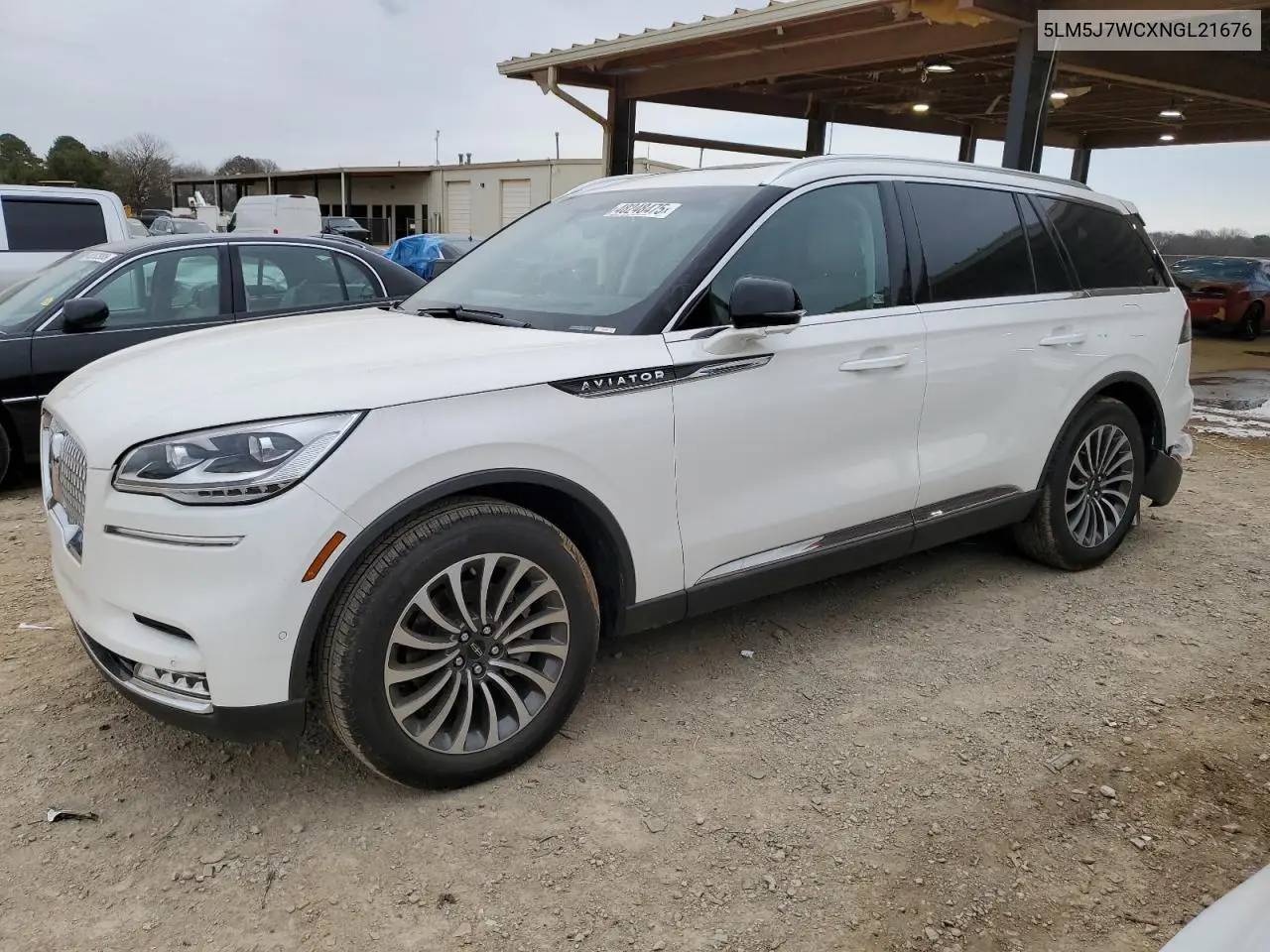 2022 Lincoln Aviator Reserve VIN: 5LM5J7WCXNGL21676 Lot: 48248475