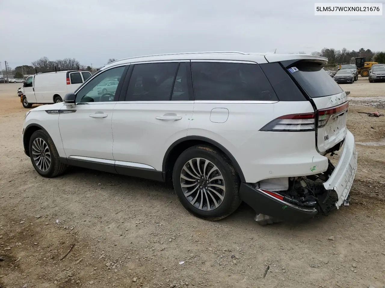 2022 Lincoln Aviator Reserve VIN: 5LM5J7WCXNGL21676 Lot: 48248475