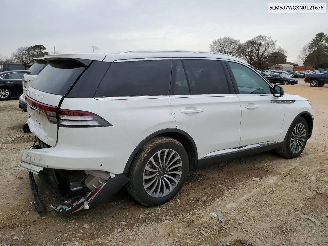 2022 Lincoln Aviator Reserve VIN: 5LM5J7WCXNGL21676 Lot: 48248475