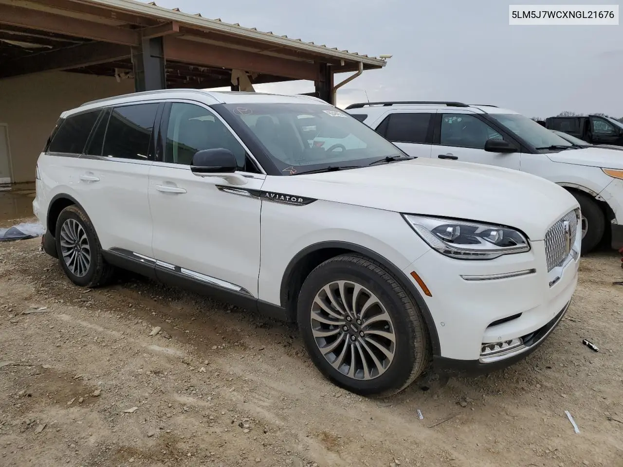 2022 Lincoln Aviator Reserve VIN: 5LM5J7WCXNGL21676 Lot: 48248475