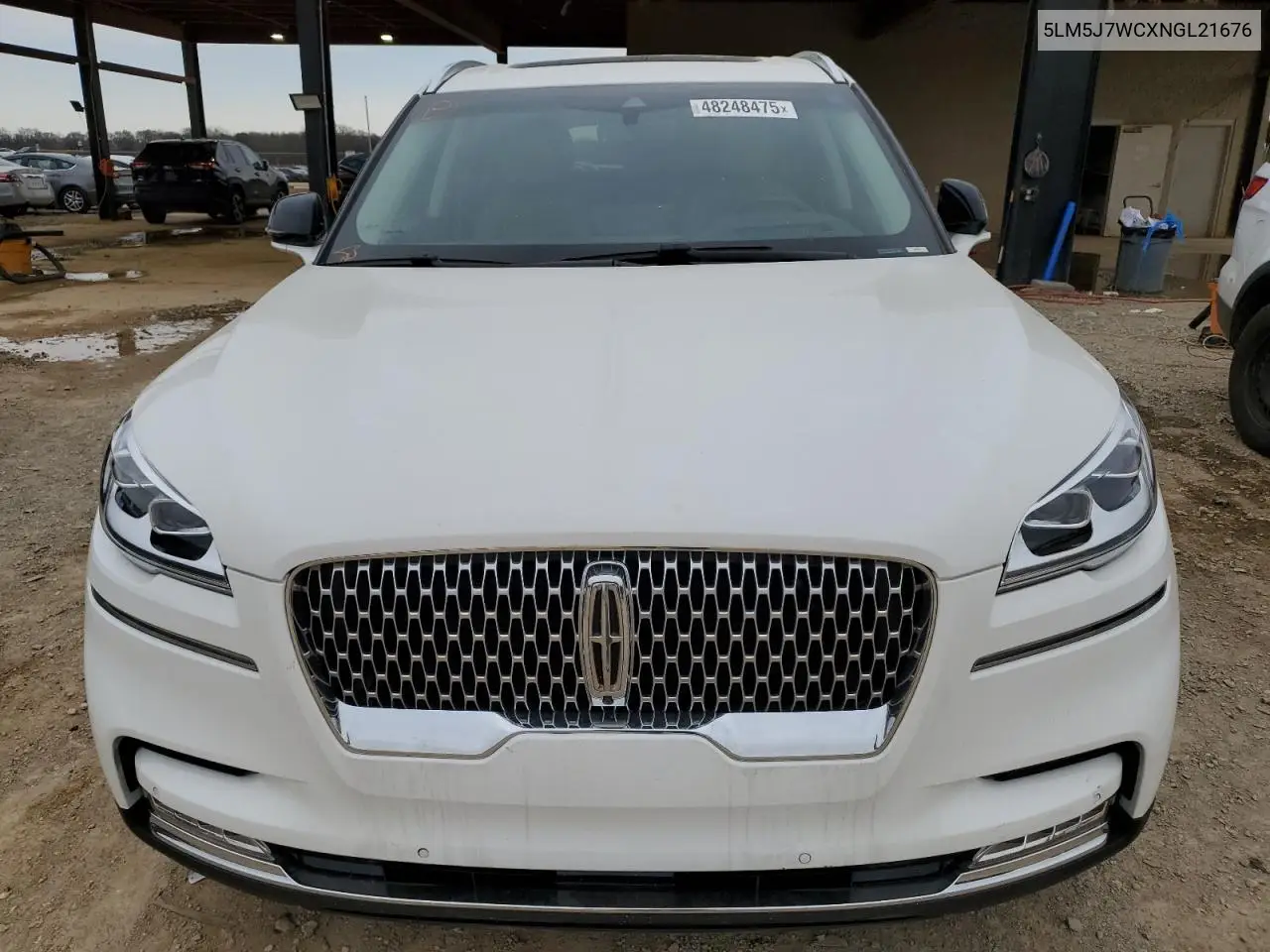 2022 Lincoln Aviator Reserve VIN: 5LM5J7WCXNGL21676 Lot: 48248475