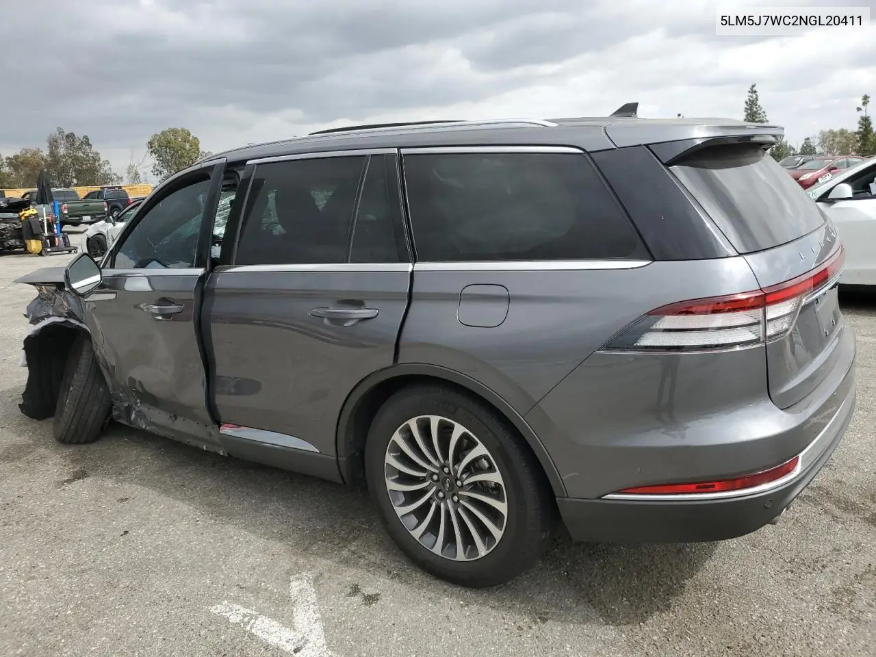 2022 Lincoln Aviator Reserve VIN: 5LM5J7WC2NGL20411 Lot: 50914905