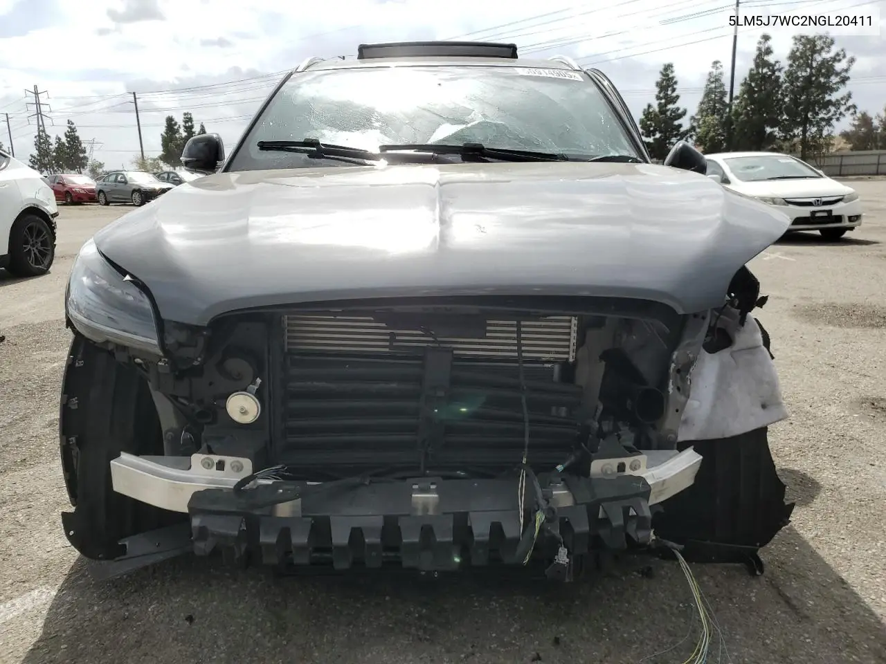 2022 Lincoln Aviator Reserve VIN: 5LM5J7WC2NGL20411 Lot: 50914905