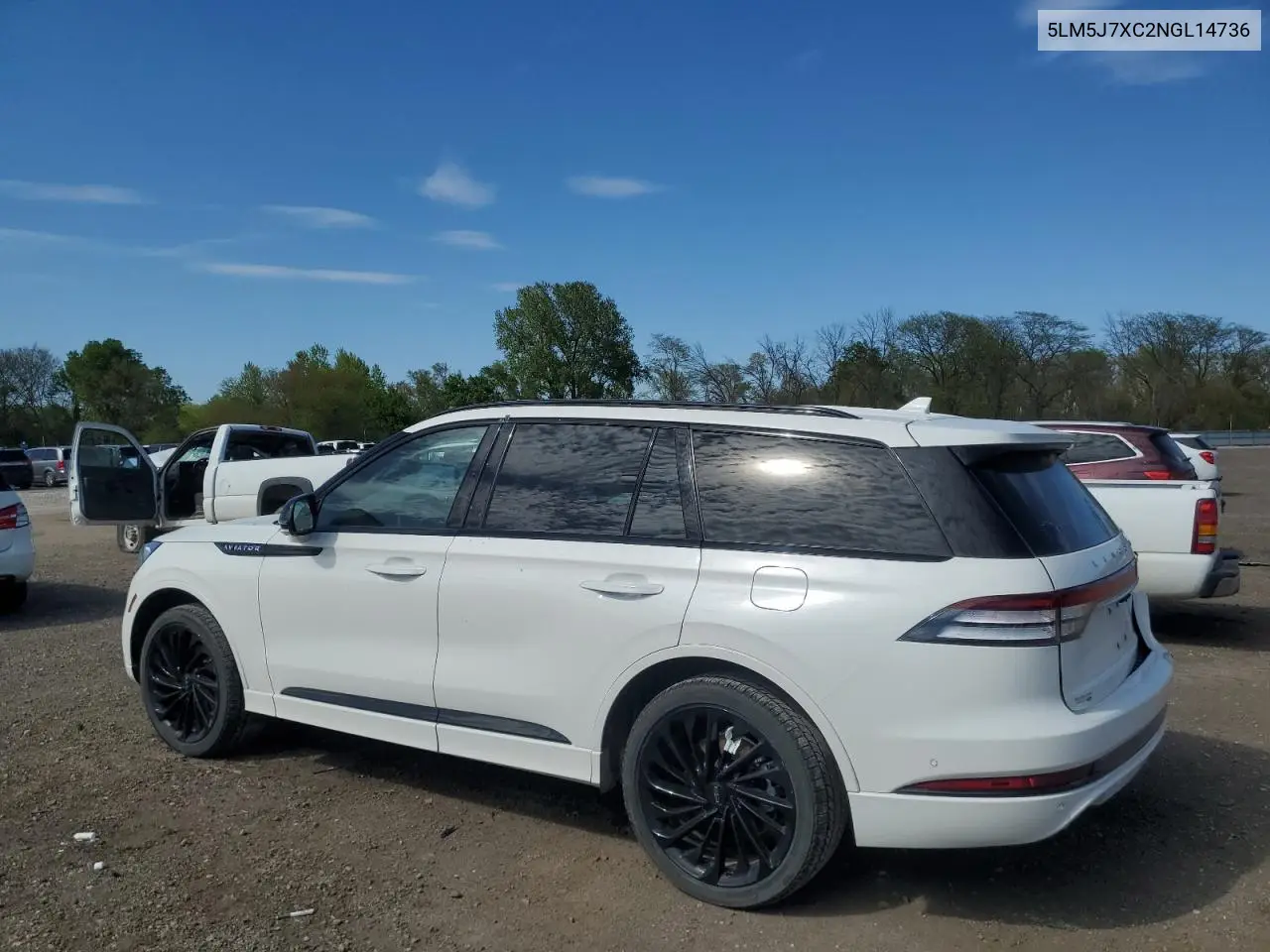 2022 Lincoln Aviator Reserve VIN: 5LM5J7XC2NGL14736 Lot: 54903515