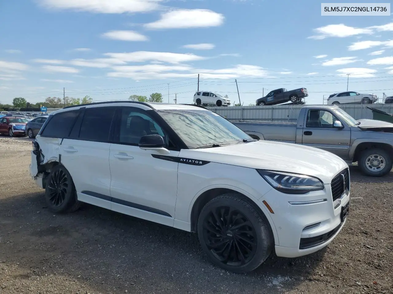 2022 Lincoln Aviator Reserve VIN: 5LM5J7XC2NGL14736 Lot: 54903515