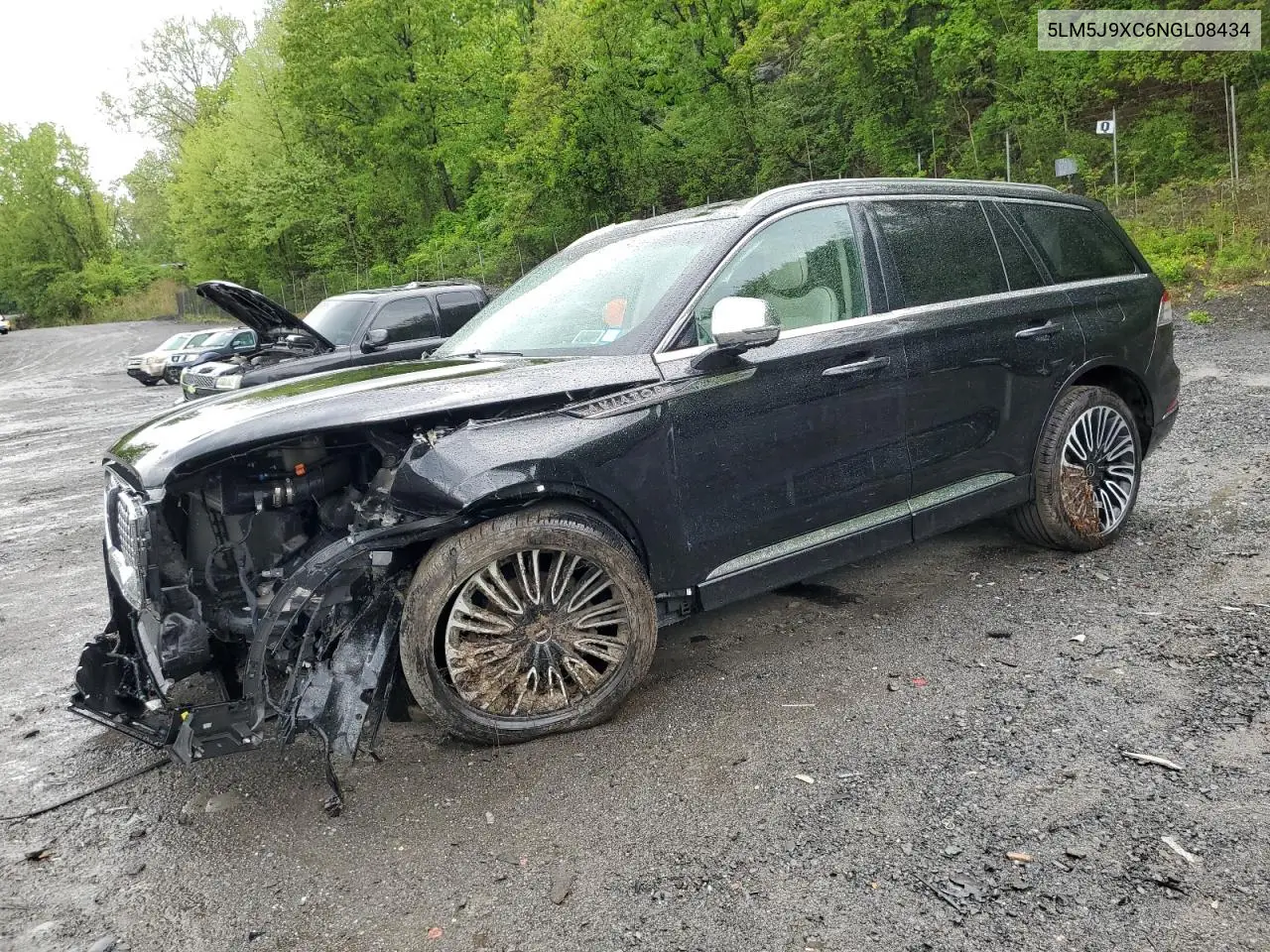 2022 Lincoln Aviator Black Label VIN: 5LM5J9XC6NGL08434 Lot: 55440775