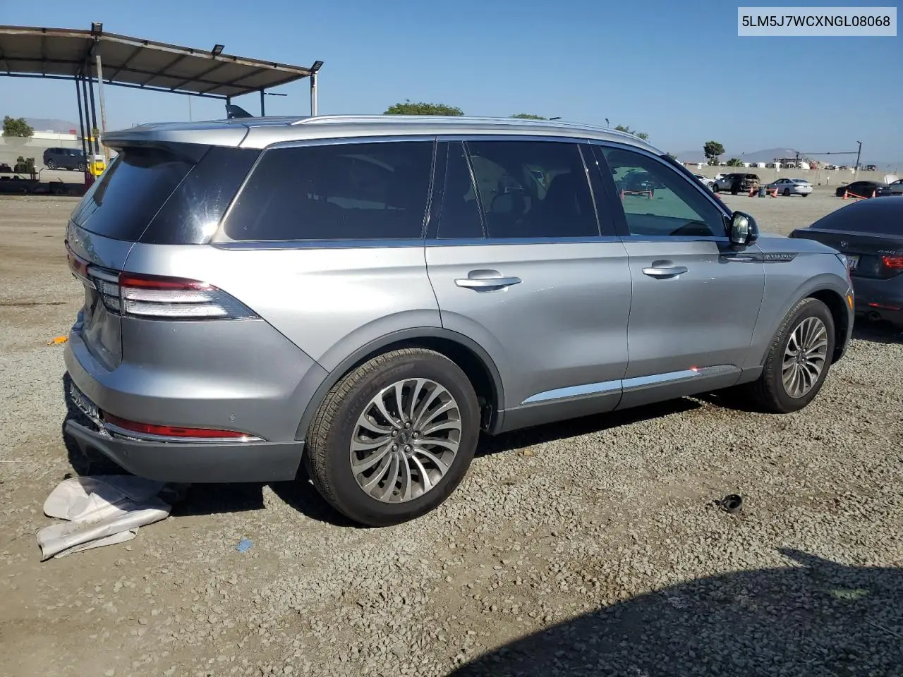 2022 Lincoln Aviator Reserve VIN: 5LM5J7WCXNGL08068 Lot: 56346605
