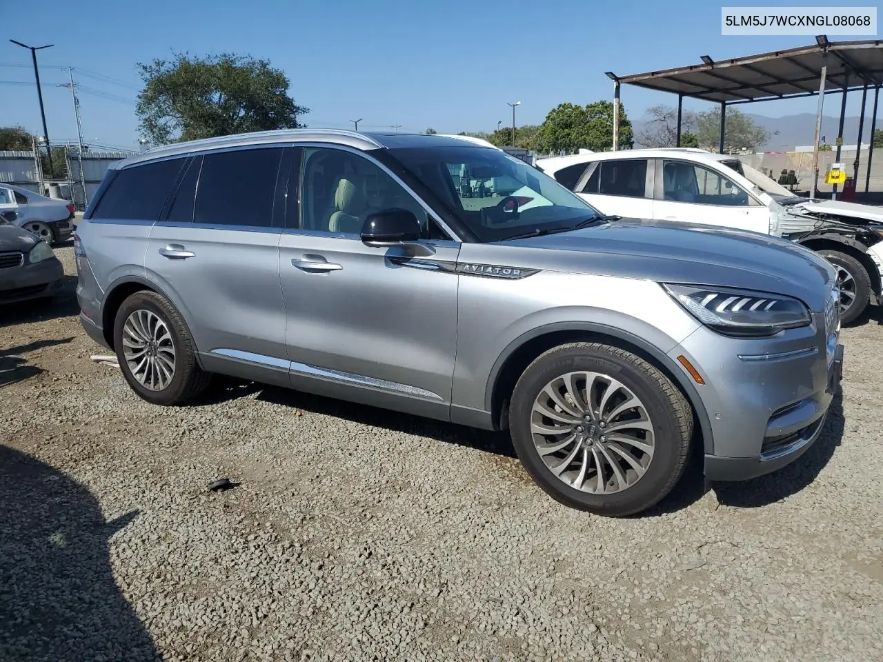 2022 Lincoln Aviator Reserve VIN: 5LM5J7WCXNGL08068 Lot: 56346605