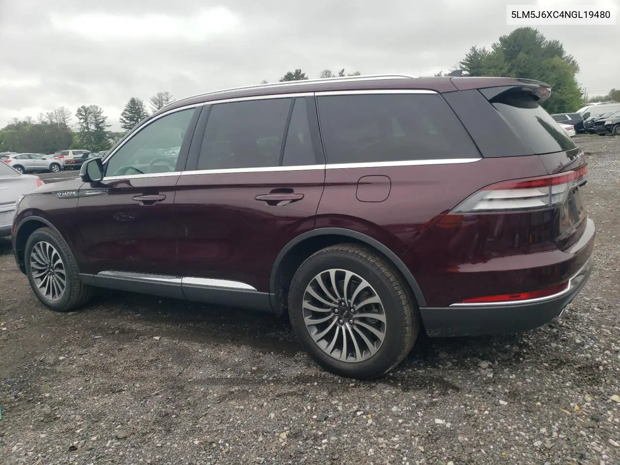 2022 Lincoln Aviator VIN: 5LM5J6XC4NGL19480 Lot: 56587075