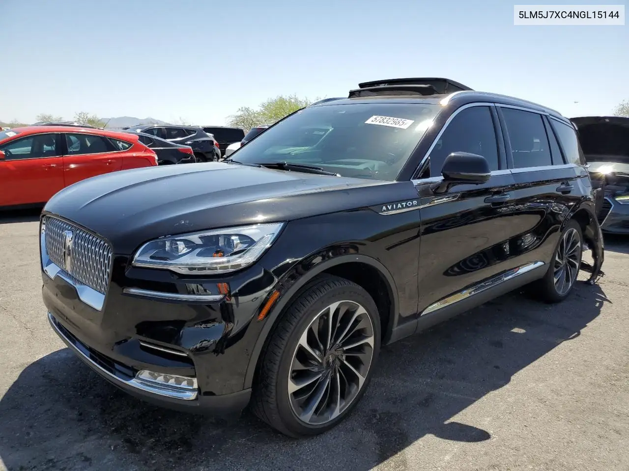 2022 Lincoln Aviator Reserve VIN: 5LM5J7XC4NGL15144 Lot: 57832985