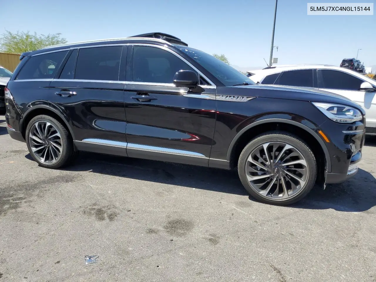 2022 Lincoln Aviator Reserve VIN: 5LM5J7XC4NGL15144 Lot: 57832985