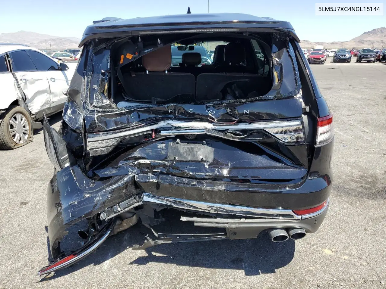 2022 Lincoln Aviator Reserve VIN: 5LM5J7XC4NGL15144 Lot: 57832985