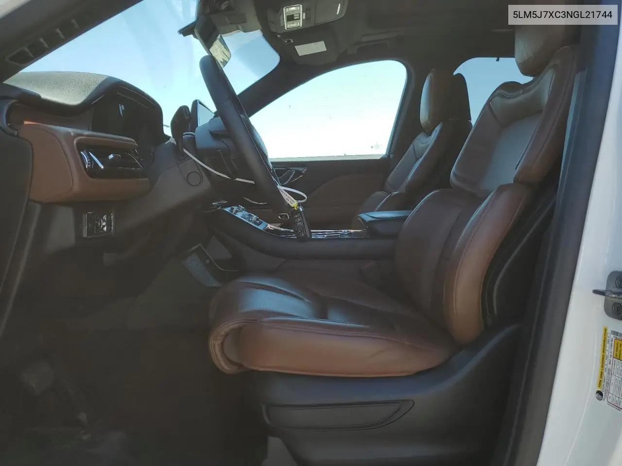 2022 Lincoln Aviator Reserve VIN: 5LM5J7XC3NGL21744 Lot: 62887815