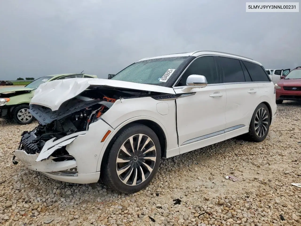 2022 Lincoln Aviator Black Label Grand Touring VIN: 5LMYJ9YY3NNL00231 Lot: 63459425