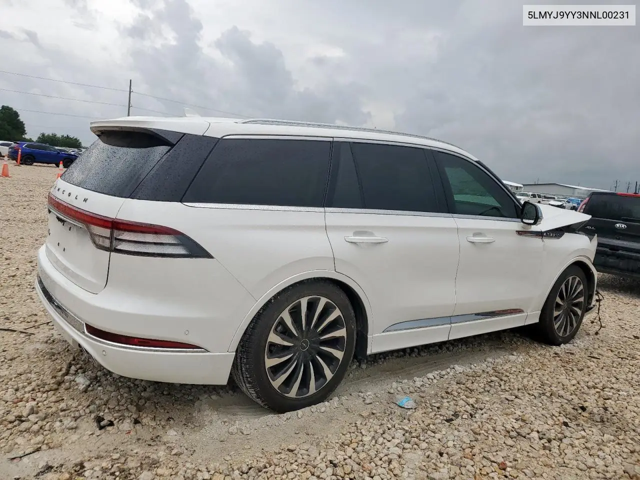 2022 Lincoln Aviator Black Label Grand Touring VIN: 5LMYJ9YY3NNL00231 Lot: 63459425