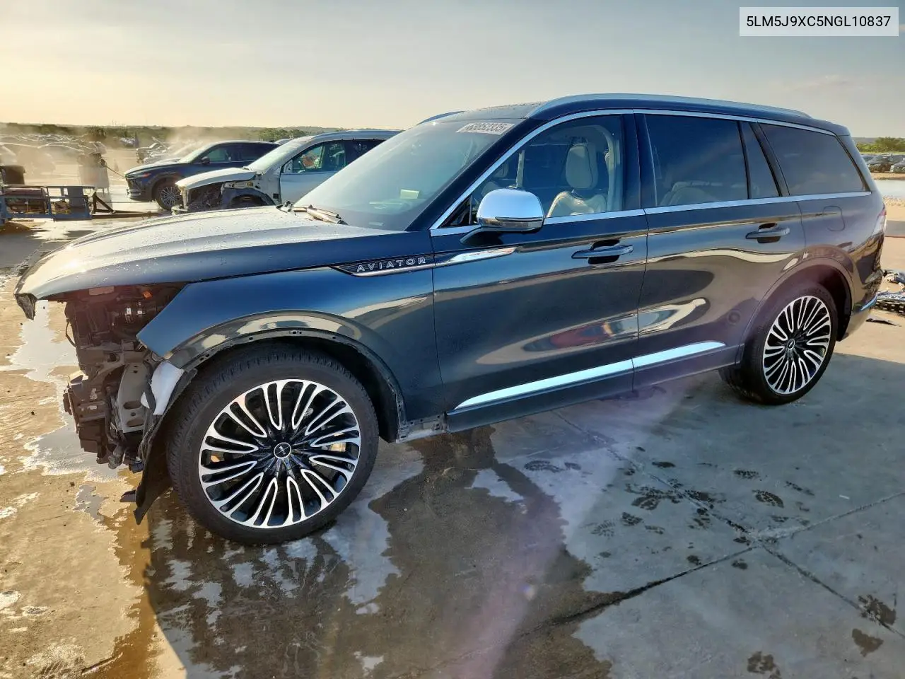 2022 Lincoln Aviator Black Label VIN: 5LM5J9XC5NGL10837 Lot: 63852335