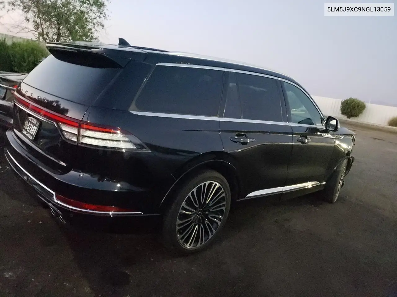 2022 Lincoln Aviator Black Label VIN: 5LM5J9XC9NGL13059 Lot: 64702105