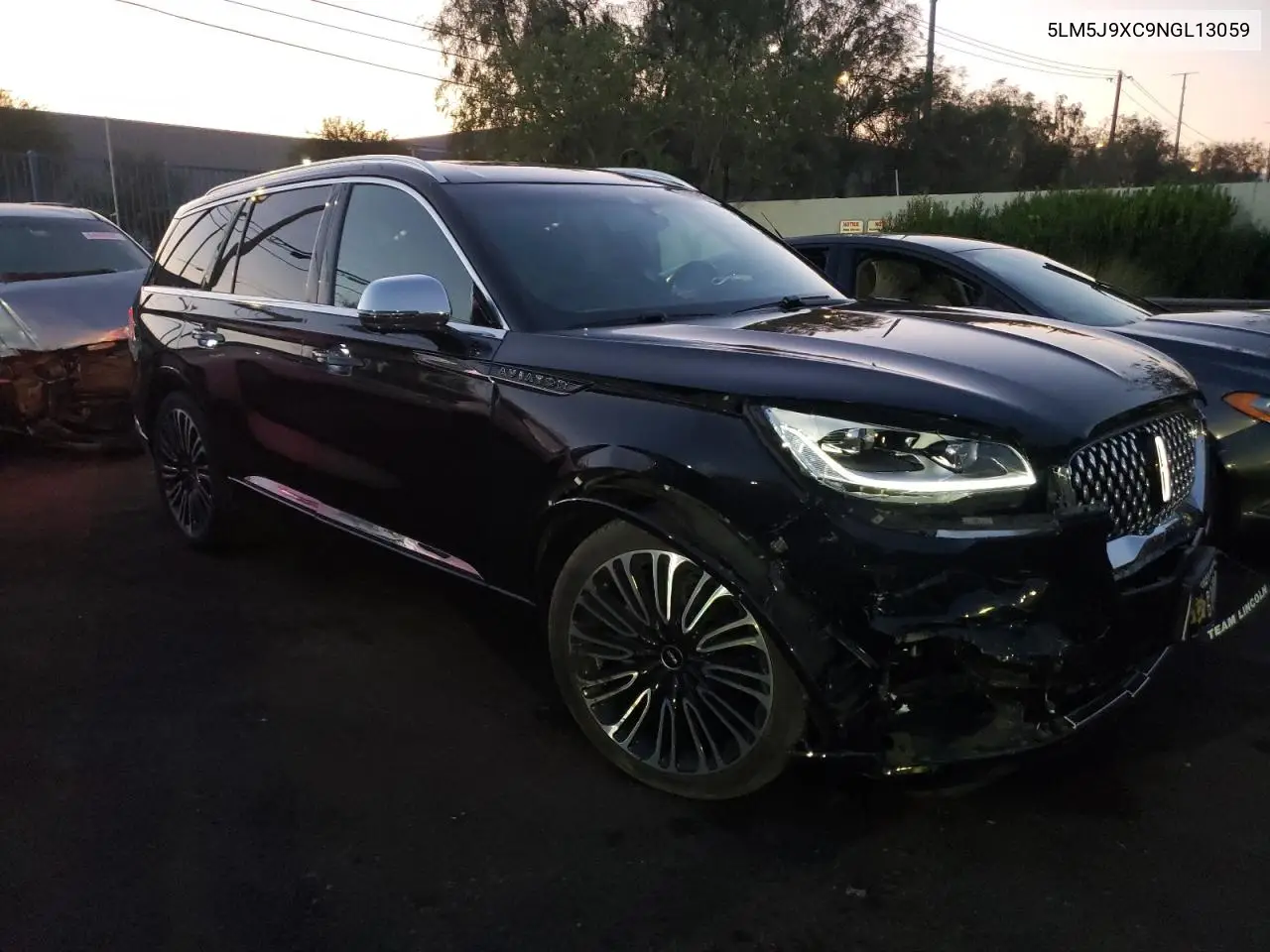 2022 Lincoln Aviator Black Label VIN: 5LM5J9XC9NGL13059 Lot: 64702105