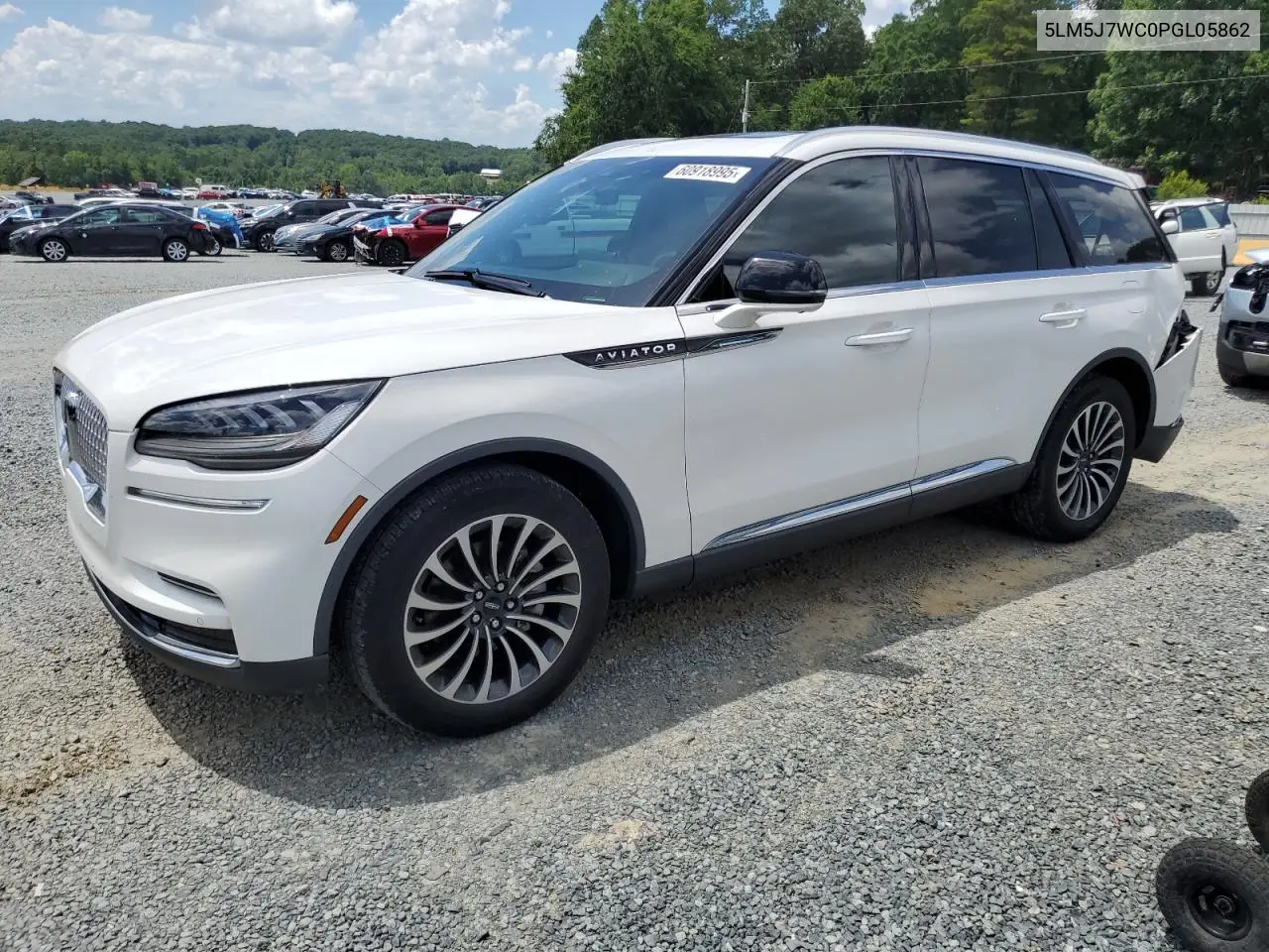 2023 Lincoln Aviator Reserve VIN: 5LM5J7WC0PGL05862 Lot: 60918995