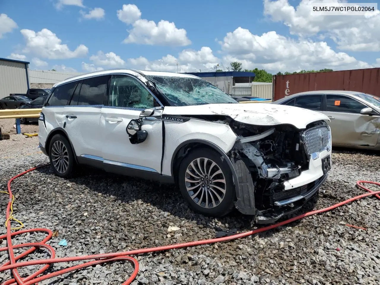 2023 Lincoln Aviator Reserve VIN: 5LM5J7WC1PGL02064 Lot: 61159185