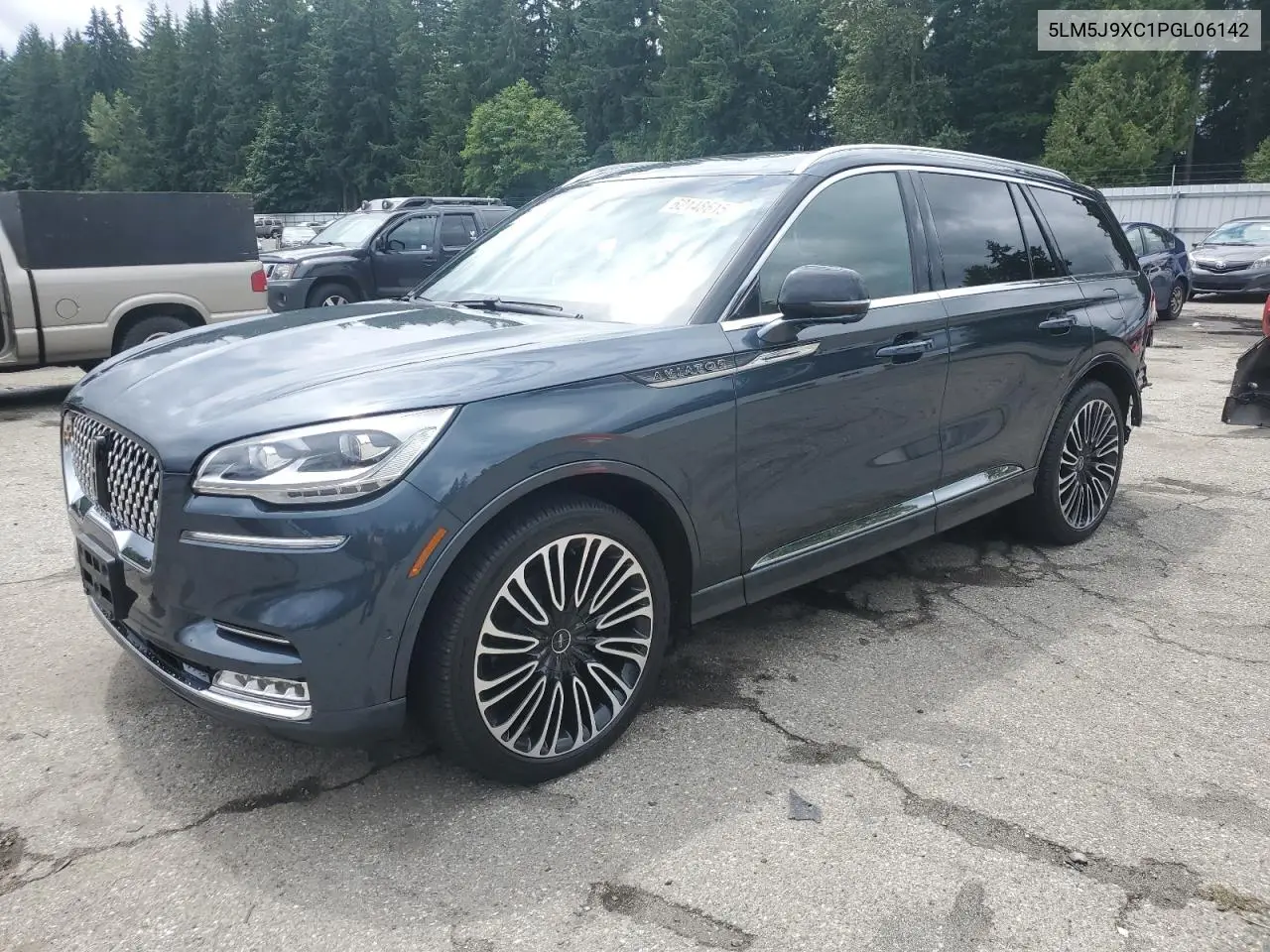 2023 Lincoln Aviator Black Label VIN: 5LM5J9XC1PGL06142 Lot: 62148615
