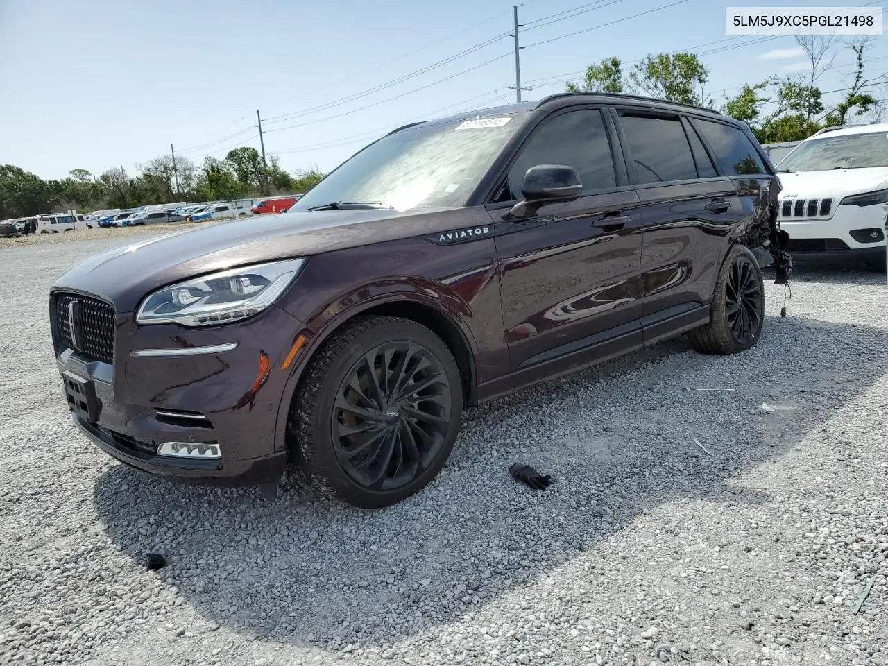 2023 Lincoln Aviator Black Label VIN: 5LM5J9XC5PGL21498 Lot: 62998515