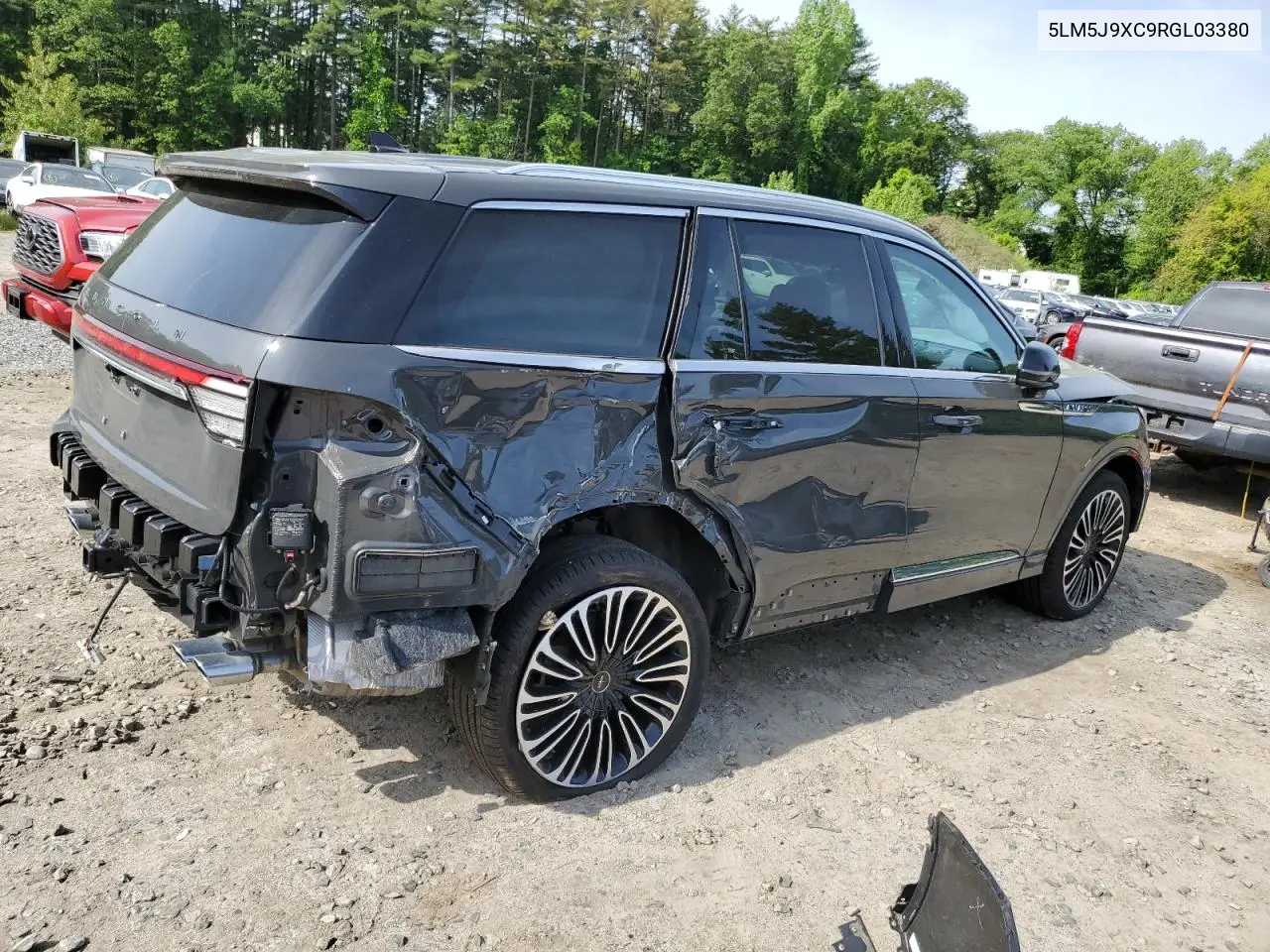 2024 Lincoln Aviator Black Label VIN: 5LM5J9XC9RGL03380 Lot: 58242145