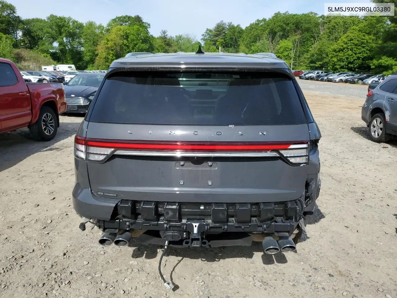 2024 Lincoln Aviator Black Label VIN: 5LM5J9XC9RGL03380 Lot: 58242145