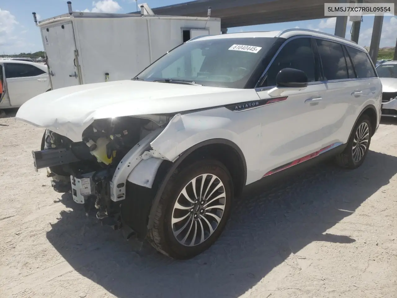 2024 Lincoln Aviator Reserve VIN: 5LM5J7XC7RGL09554 Lot: 61040445