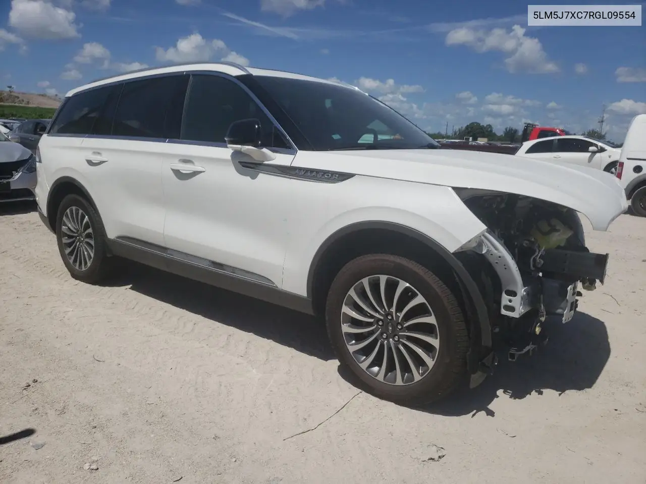 2024 Lincoln Aviator Reserve VIN: 5LM5J7XC7RGL09554 Lot: 61040445