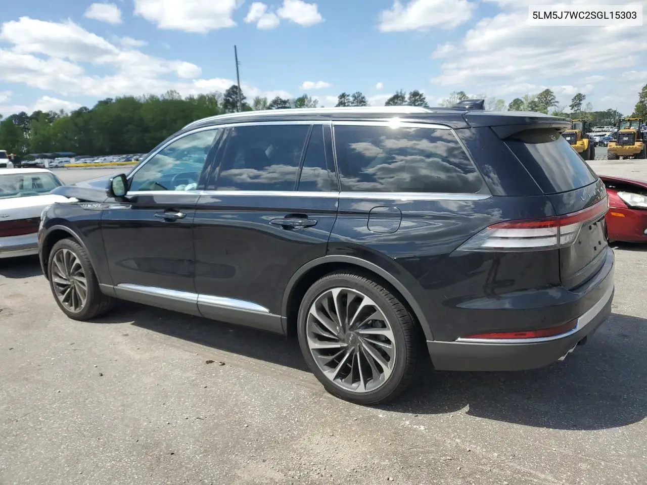 2025 Lincoln Aviator Reserve VIN: 5LM5J7WC2SGL15303 Lot: 51780015