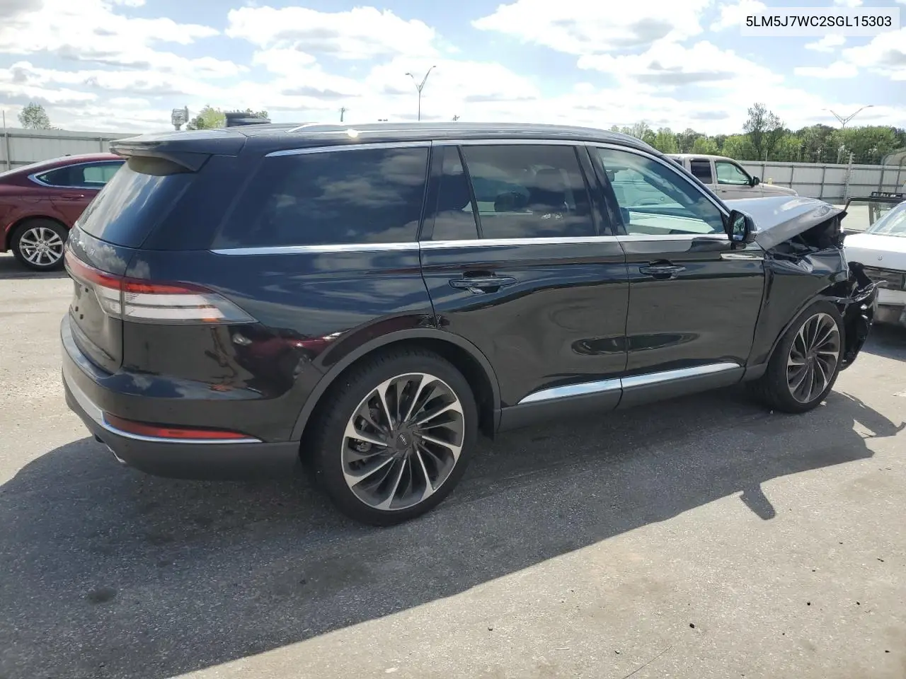 2025 Lincoln Aviator Reserve VIN: 5LM5J7WC2SGL15303 Lot: 51780015