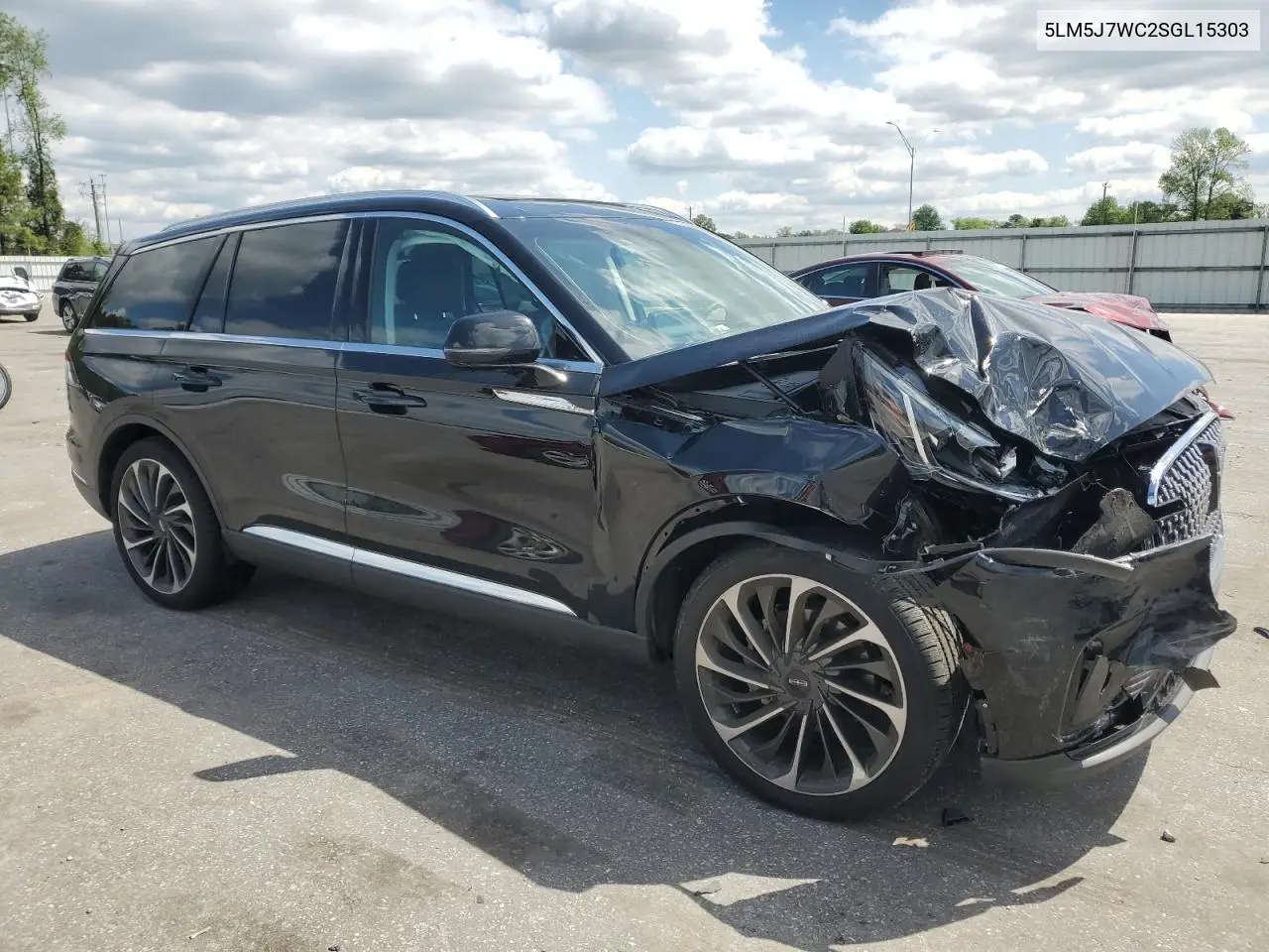 2025 Lincoln Aviator Reserve VIN: 5LM5J7WC2SGL15303 Lot: 51780015