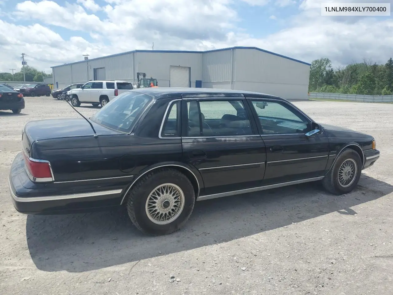 1990 Lincoln Continental Signature VIN: 1LNLM984XLY700400 Lot: 61182525