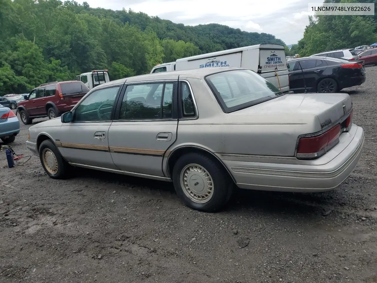 1990 Lincoln Continental VIN: 1LNCM9748LY822626 Lot: 62353095