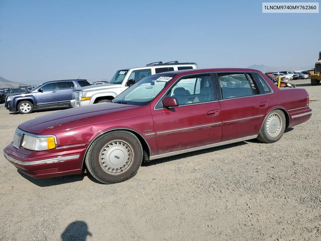 1991 Lincoln Continental Executive VIN: 1LNCM9740MY762360 Lot: 63719144
