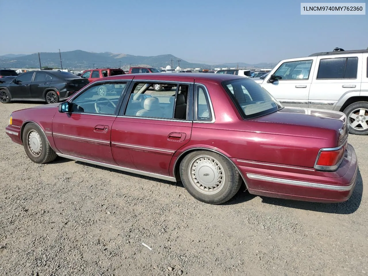 1991 Lincoln Continental Executive VIN: 1LNCM9740MY762360 Lot: 63719144