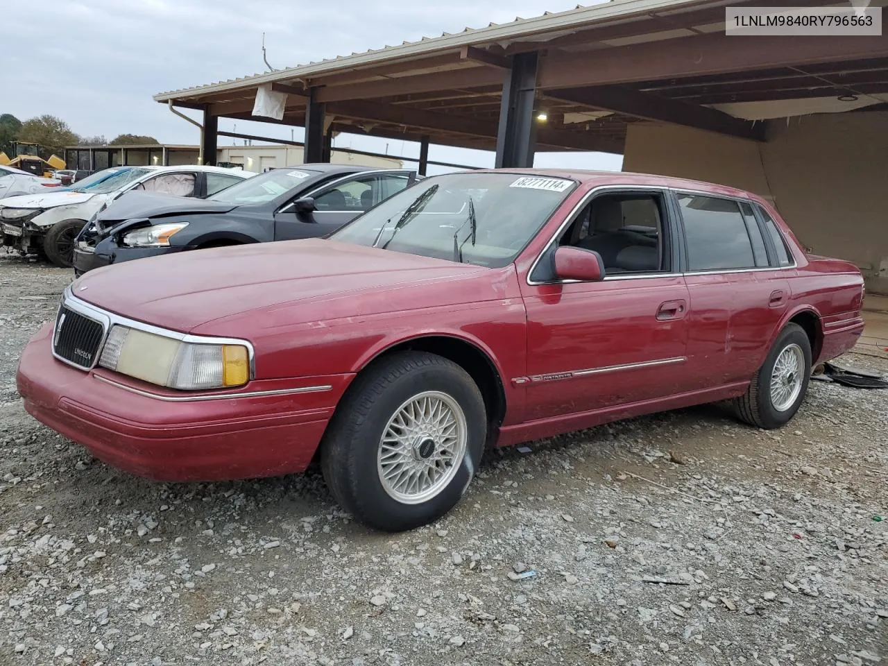 1994 Lincoln Continental Signature VIN: 1LNLM9840RY796563 Lot: 82771114