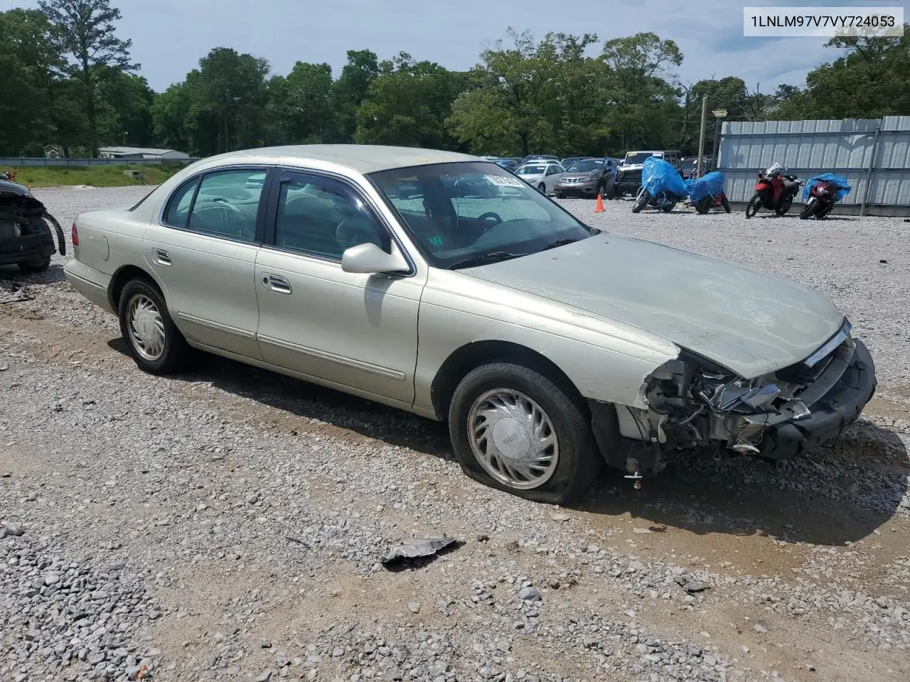 1997 Lincoln Continental VIN: 1LNLM97V7VY724053 Lot: 55275475