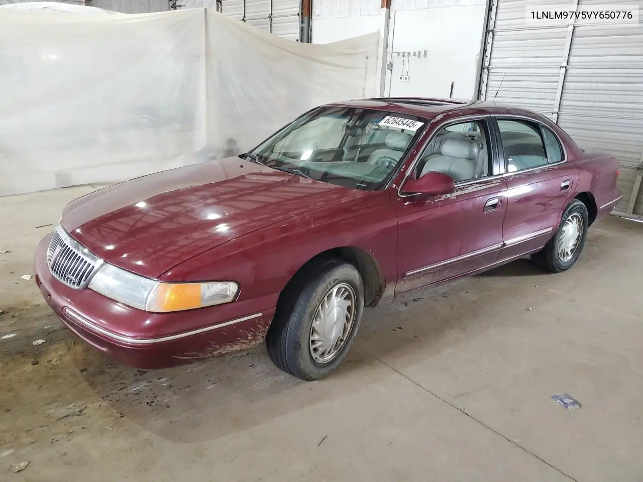 1997 Lincoln Continental VIN: 1LNLM97V5VY650776 Lot: 62645445