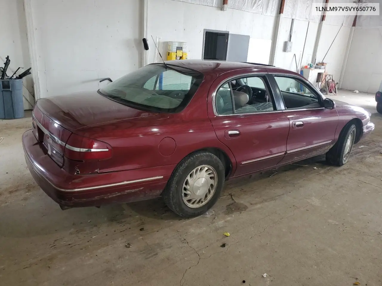 1997 Lincoln Continental VIN: 1LNLM97V5VY650776 Lot: 62645445