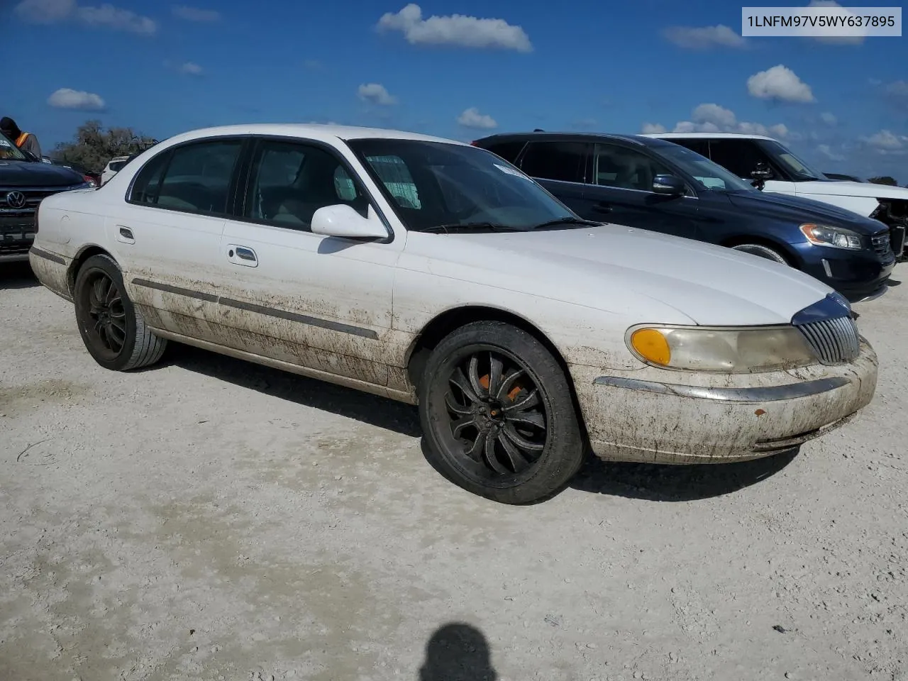1998 Lincoln Continental VIN: 1LNFM97V5WY637895 Lot: 77020154