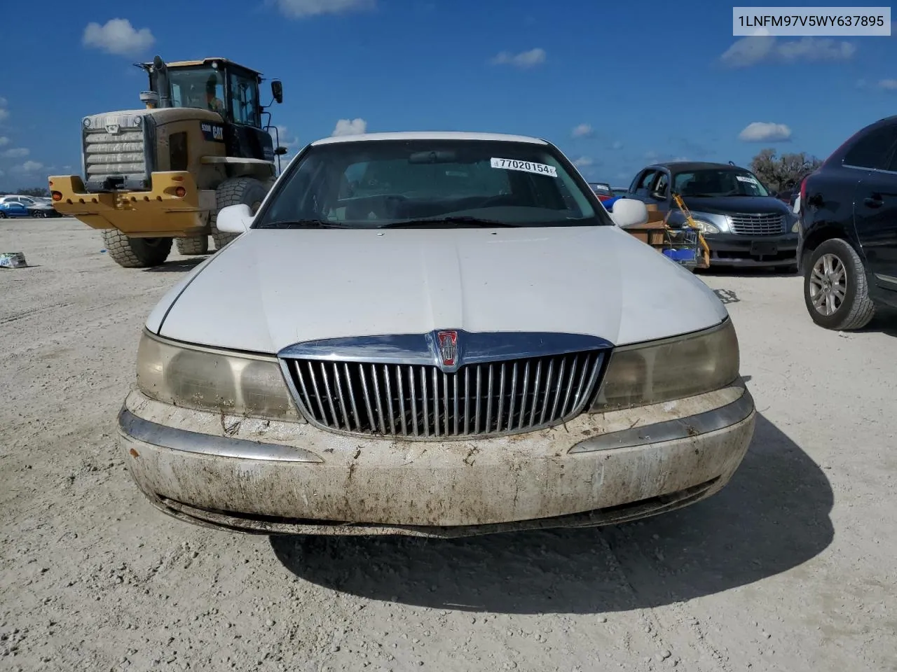 1998 Lincoln Continental VIN: 1LNFM97V5WY637895 Lot: 77020154