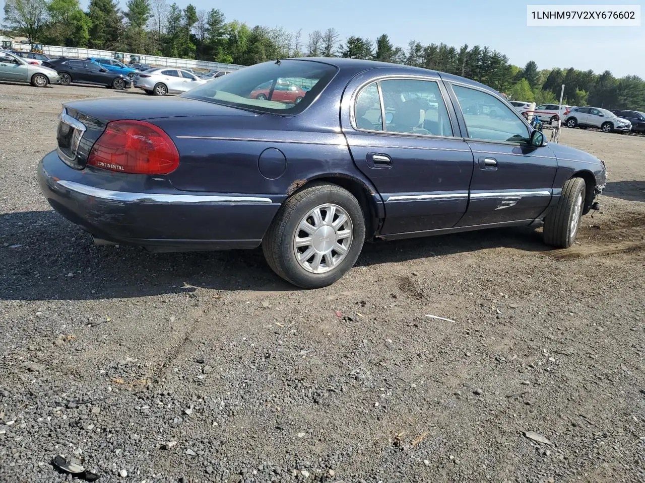 1999 Lincoln Continental VIN: 1LNHM97V2XY676602 Lot: 55109355
