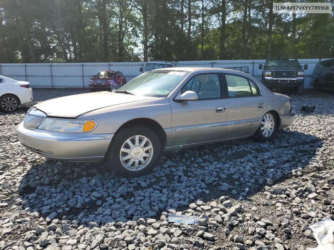2000 Lincoln Continental VIN: 1LNHM97VXYY789568 Lot: 61431345