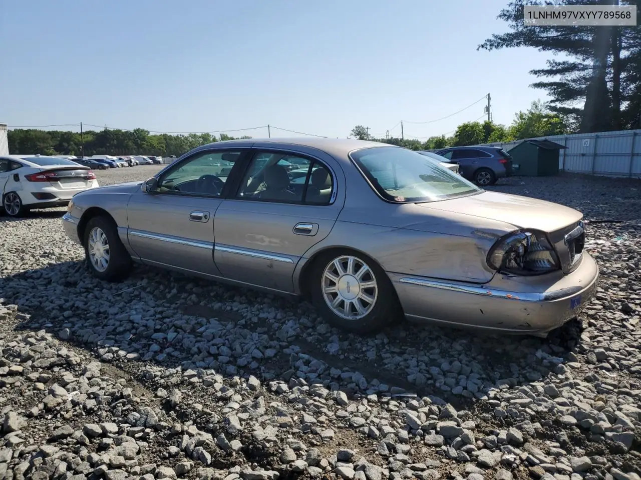 2000 Lincoln Continental VIN: 1LNHM97VXYY789568 Lot: 61431345