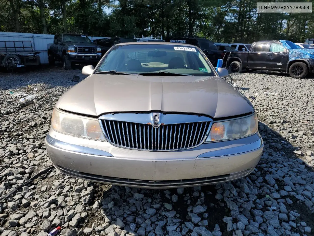 2000 Lincoln Continental VIN: 1LNHM97VXYY789568 Lot: 61431345