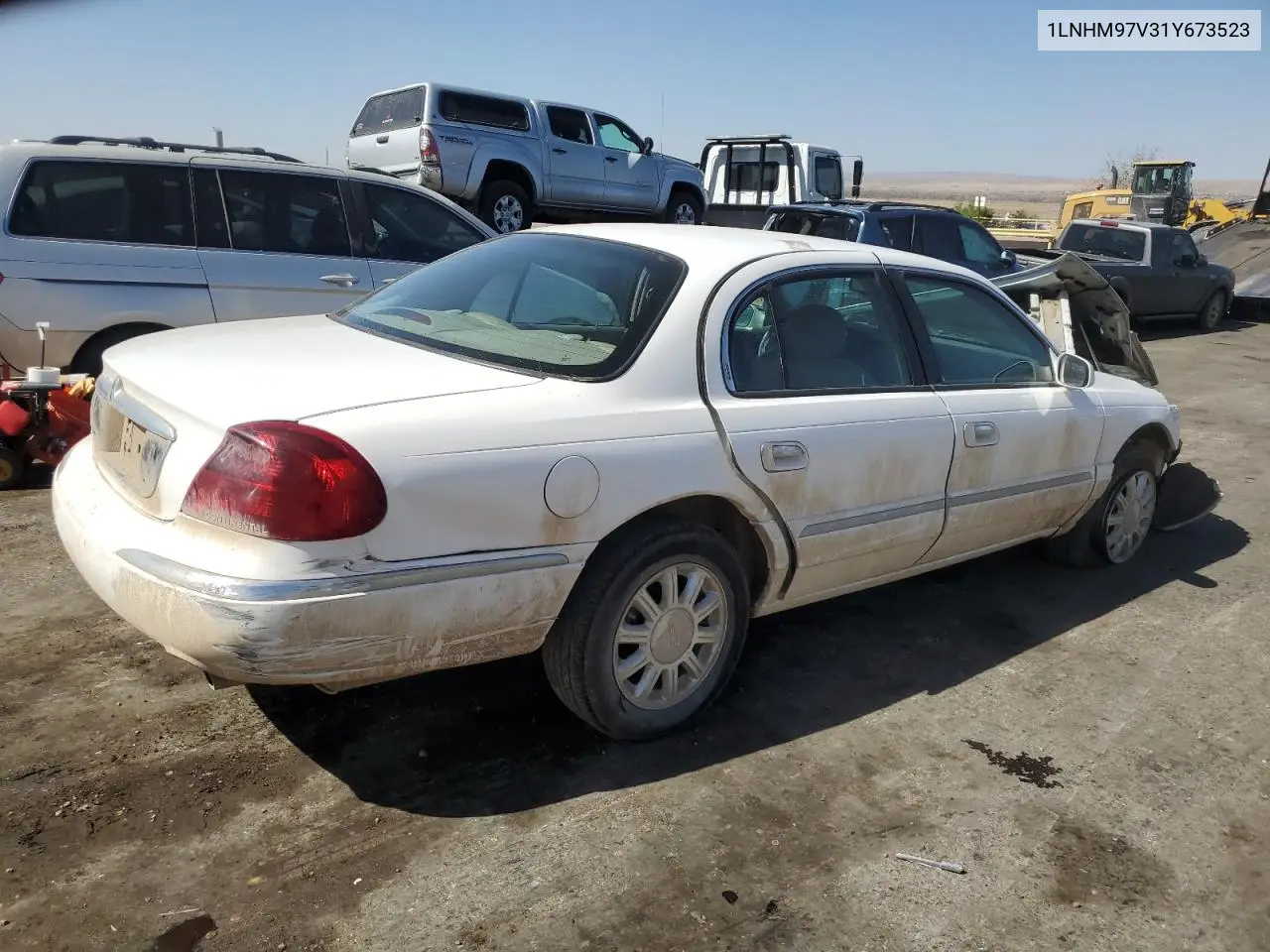 2001 Lincoln Continental VIN: 1LNHM97V31Y673523 Lot: 52451385